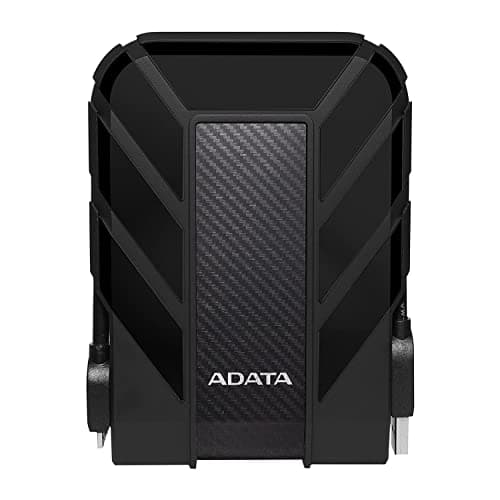 ADATA HD710 Pro 2TB USB 3.1 IP68 Waterproof/Shockproof/Dustproof Ruggedized External Hard Drive, Black (AHD710P-2TU31-CBK)