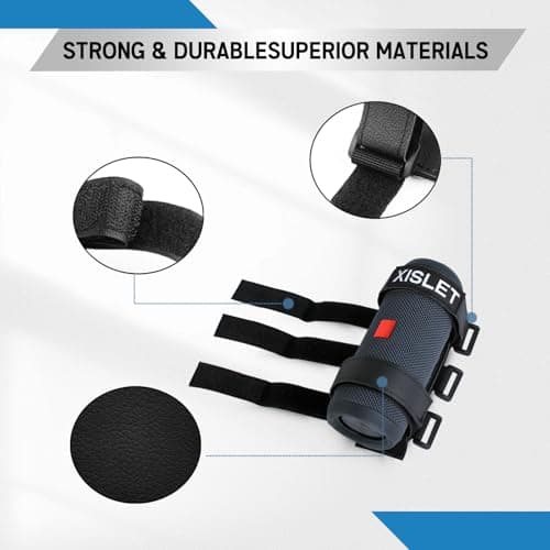 Xislet Portable Speaker Mount for UTV Sound Bar Golf Cart Ebike Scooter Boat Railing Removable Bluetooth Wireless JBL Speaker Holder Strap Fits JBL Charge 5 6 Flip 5 6 Side by Side Accessories 4