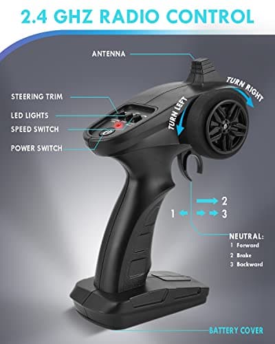 ALPHAREV RC Boat with Case R308MINI 2 Packs 20+ MPH Remote Control Boat for Pools and Lakes, 2.4 GHZ RC Boats for Adults and Kids 5