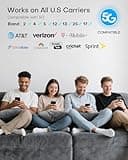 Cell Phone Booster for Home Office | Boosts 5G & 4G LTE | Cell Phone Signal Booster for All U.S. Carriers-Verizon, AT&T, T-Mobile & More | for Band 12/17,13,5,25/2,4 | HD Display | App | FCC Approved 4