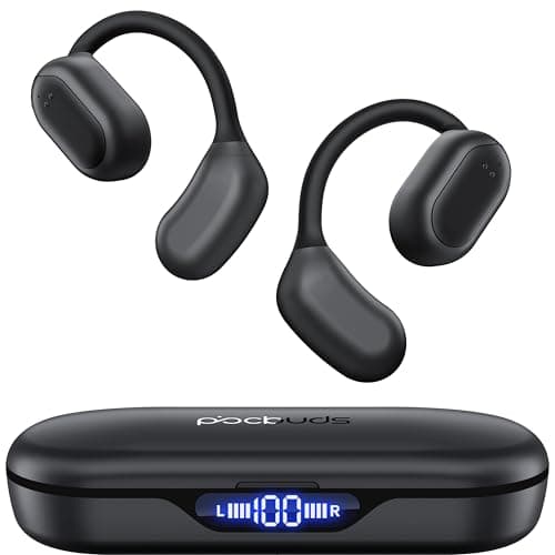 AI Translation Earbuds Real Time, 164 Languages & Accents, Translator Earbuds 90H Playtime, Translation Headphone LED Display Audifonos Traductores Inglés Español for Travel Business Meeting, Black