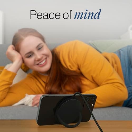 SPOTMINDERS Wireless Charger for iPhone, AirPods, Tracking Card 15W Flat Fast Charging Pad QI Compatible with Samsung, Android, Apple - Magsafe, Non-Slip Surface, Advanced Cooling - No AC Adapter 4