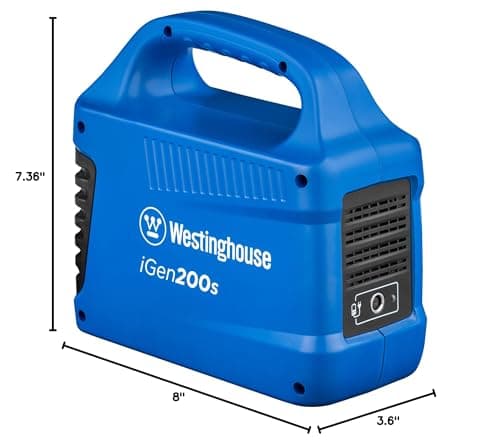 Westinghouse 194Wh 300 Peak Watt Portable Power Station & Solar Generator, Modified Sine Wave AC Outlet, Backup Lithium Battery for Camping, Home, Travel, Indoor/Outdoor Use (Solar Panel Not Included) 3