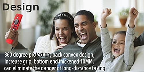 Hi Color Silicone Cover Compatible with 5.6 Inch Fire TV Stick (3rd Gen) Remote Firestick Remote Cover for Firesticksticktv Silicone Protective Case Sleeve(Sky Blue) 5