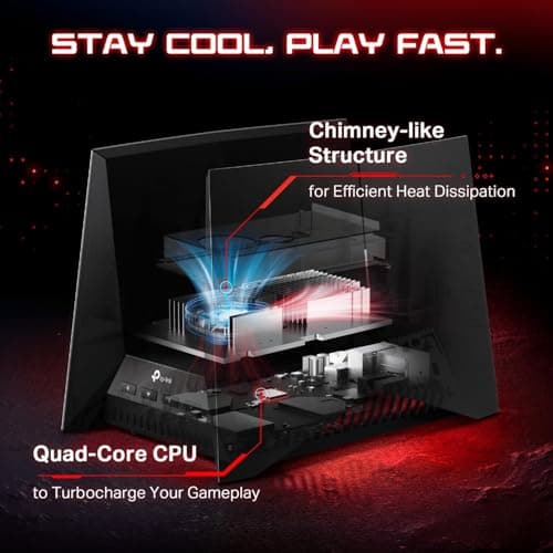 TP-Link Tri-Band BE19000 Wi-Fi 7 Gaming Router Archer GE800 | 12-Stream | 2×10G + 4×2.5G Ports, USB 3.0 | Turbo Acceleration, Dedicated Gaming Port & Panel, RGB Lighting, HomeShield, Free Expert Help 5