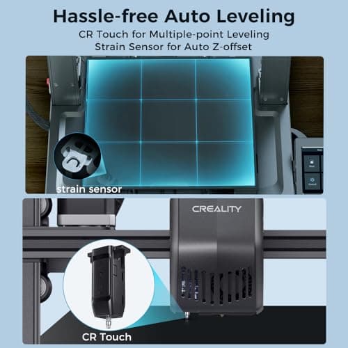 Creality Ender 3 V3 SE 3D Printer, 250mm/s Printing Speed DIY 3D Printers with CR Touch Auto Leveling, Sprite Direct Extruder Auto-Load Filament Dual Z-axis Y-axis, Printing Size 8.66x8.66x9.84 inch 4