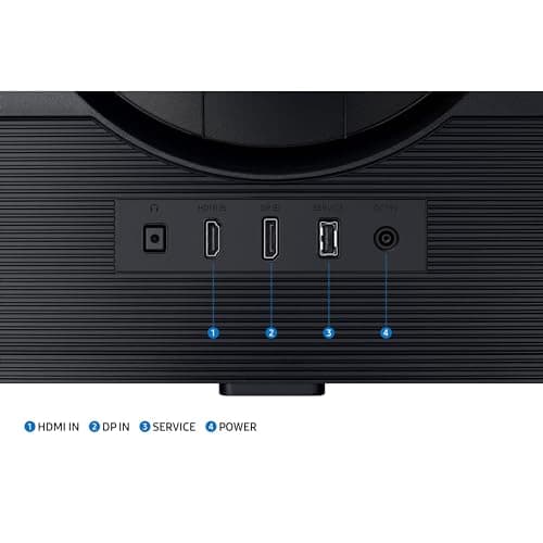 SAMSUNG 32-Inch Odyssey G50D Series QHD Fast IPS G-Sync Compatible Gaming Monitor, 1ms, VESA DisplayHDR 400, 180Hz, AMD FreeSync, Adjustable Stand, Eye Saver Mode, LS32DG502ENXZA, 2024 4