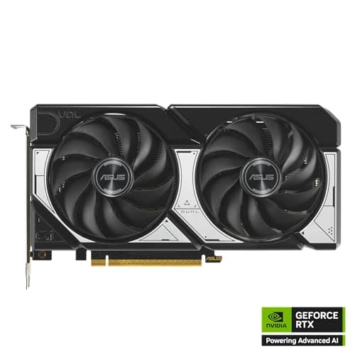 ASUS Dual GeForce RTX™ 5060 8GB GDDR7 OC Edition (PCIe 5.0, 8GB GDDR7, DLSS 4, HDMI 2.1b, DisplayPort 2.1b, 2.5-Slot Design, Axial-tech Fan Design, 0dB Technology, and More) 5