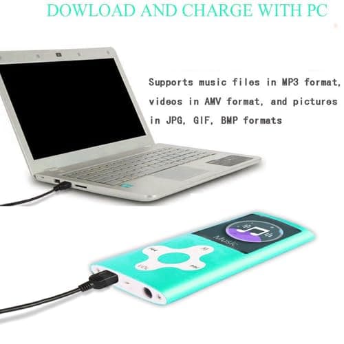 Mp3 Player,Music Player with a 16 GB Memory Card Portable Digital Music Player/Video/Voice Record/FM Radio/E-Book Reader/Photo Viewer/1.8 LCD (Sky Blue) 5