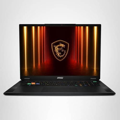 MSI Stealth 18 HX AI Gaming Laptop – 18” 4K Mini-LED, Intel Ultra 9-275HX, RTX 5080, 32GB DDR5, 2TB SSD, Vapor Chamber Cooling, Wi-Fi 7 A2XWIG-045US 5