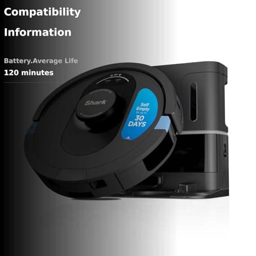 Shark AV2501S AI Ultra Robot Vacuum, with Matrix Clean, Home Mapping, 30-Day Capacity HEPA Bagless Self Empty Base, Perfect for Pet Hair, Wifi, Dark Grey 3