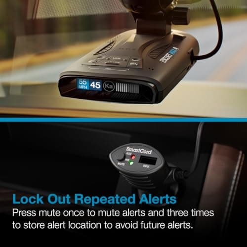 Escort Cobra Official SmartCord USB, Half Straight Half Coiled Cord with USB Charging Port, Works with All Current Generation Escort and Cobra Windshield Mounted Detectors, Apple and Android Devices 3