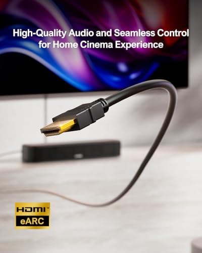 ULTIMEA 5.1ch Sound Bar with Dolby Atmos, Surround Sound System for TV, App Control, Home Theater Sound System, TV Soundbar with Subwoofer, 2 Surround Speakers, HDMI eARC/Opt/AUX/BT, Aura A50 Pro 5