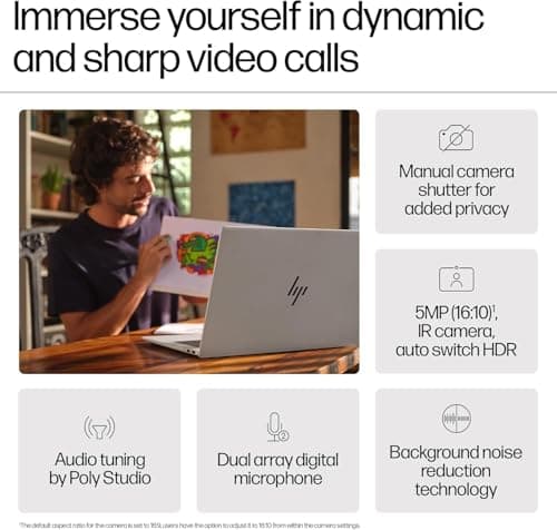 HP Envy 17 Laptop for Business, Creator, Designer (17.3" FHD Touchscreen, Intel Core Ultra 7 155H, 32GB DDR5, 1TB SSD), Backlit, 5MP IR Webcam, Long Battery Life, Win 11 Pro, AI PC (Renewed) 2