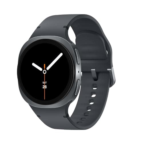 Samsung Galaxy Watch 8 (2025) 40mm Bluetooth Smartwatch, Cushion Design, Fitness Tracker, Sleep Coaching, Running Coach, Energy Score, Heart Rate Tracking, Graphite [US Version, 2 Yr Warranty]