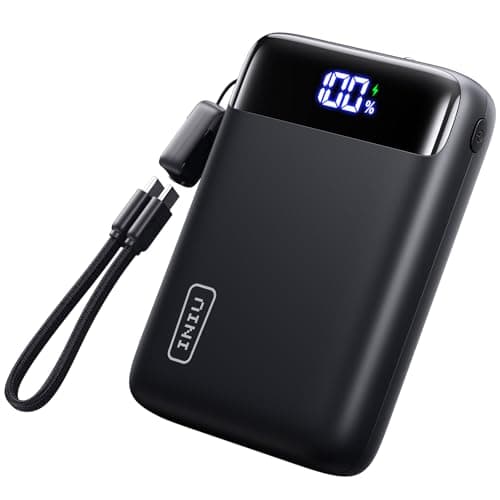 INIU Portable Charger, Smallest 22.5W 20000mAh USB C in & Out Power Bank Fast Charging, PD 3.0+QC 4.0 LED Display Phone Battery Pack Compatible with iPhone 17 16 15 14 Pro Samsung S24 Google iPad etc