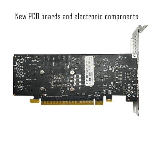 SAPLOS GTX 1050 Graphics Card for PC, 4GB GDDR5 128-bit, HDMI DisplayPort DVI-D, Computer GPU, Gaming Video Card, PCI Express x16, DirectX 12 3