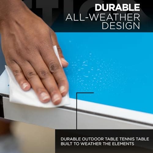 STIGA XTR Professional Outdoor Table Tennis Tables – All Weather Aluminum Waterproof Outdoor or Indoor Design with Net & Post - 10 Minute Easy Assembly Ping Pong Table with Compact Storage 2