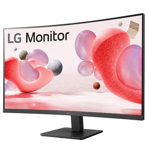 LG 32MR50C-B Curved Monitor 32-Inch FHD 100Hz AMD FreeSync OnScreen Control Dynamic Action Sync Black Stabilizer Tilt Stand (HDMI) - Black 5