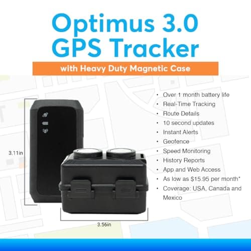 Optimus 3.0 GPS Tracker - Over 1 Month Battery - with Heavy Duty Waterproof Case and Powerful Magnets for Vehicles and Assets 4