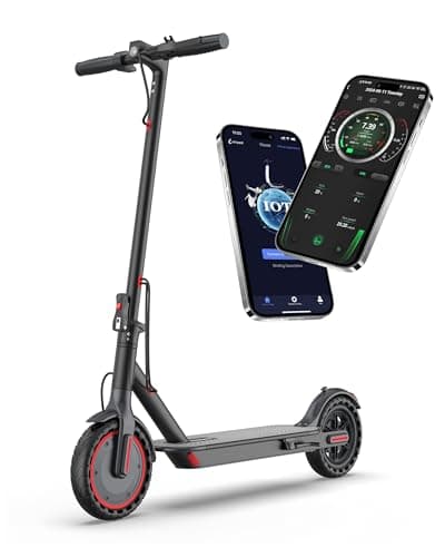 MAXSHOT V7 Electric Scooter, 350W Powerful Motor, 16MPH Top Speed,16Miles Long Range, 8.5" Solid Tires Folding Commuter Escooter with Double Braking Systems for Adults and Teens