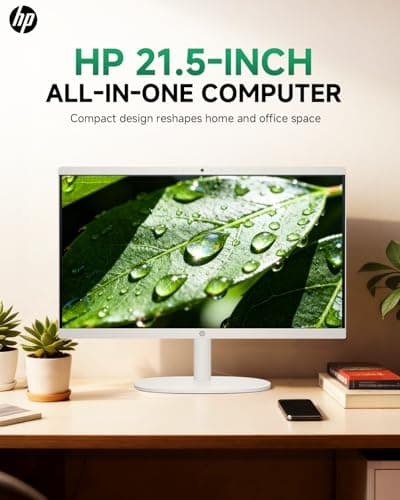 HP All in One Desktop Computer for Home, Intel Celeron J4025, 21.5 inch FHD Anti-Glare, Wi-Fi 6, 16 GB DDR4, 512 GB SSD, Compact All-in-One PC, Wired KB & Mouse, Windows 11 Pro 2