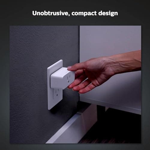 Philips Hue Smart Plug, White - 1 Pack - Turns Any Light Into a Smart Light - Control with Hue App - Compatible with Alexa, Google Assistant, and Apple HomeKit 4