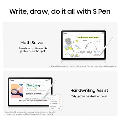 Samsung Galaxy Tab S10 Lite, 6GB RAM, 128GB, 2TB Expand, Long Battery Life, 10.9” LCD, S Pen for Note-Taking, Exynos 1380, Circle to Search, AI Tools, Gray 4