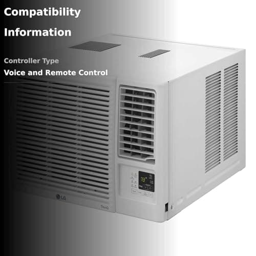 LG LW8023HRSM 7600 BTU Smart Wi-Fi Enabled Window Air Conditioner with Energy Save Function and ThinQ Technology (White) 3