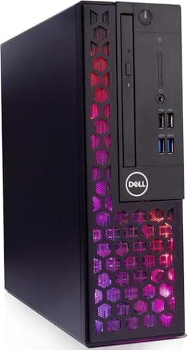 Dell Optiplex 3060 (RGB) Desktop Computer | Hexa Core Intel i5 (3.2) | 16GB DDR4 RAM | 1TB SSD | 24" New LCD | Windows 11 Pro | Light Gaming PC (Renewed) 5