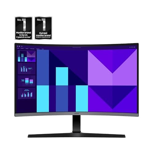 Samsung 32-inch S3 (S39GD) FHD 100Hz Curved Monitor, Game Mode, Eye Saver Mode, Multiple Connectivity with HDMI Port, Built-In Speakers, LS32D396GANXZA, 2025 2