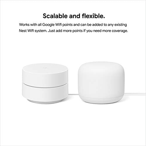 Google Wifi - AC1200 - Mesh WiFi System - Wifi Router - 1500 Sq Ft Coverage - 1 pack 5