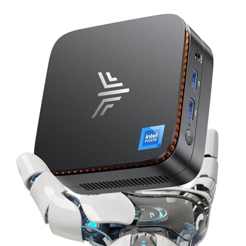 KAMRUI Mini PC, Essenx E1 Desktop Computer N95(up to 3.4GHz) Mini Computers 16GB RAM 512GB SSD Micro PC, Mini Tower Desktop PC Support 4K HDMI, Dual WiFi, BT4.2 for Business Home Office