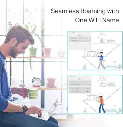 TP-Link Deco S4 Whole Home Mesh WiFi System - Up to 3,800 Sq.ft. Coverage, AC1900 WiFi Router and Extender Replacement, Parental Controls, Deco S4(2-Pack) 3