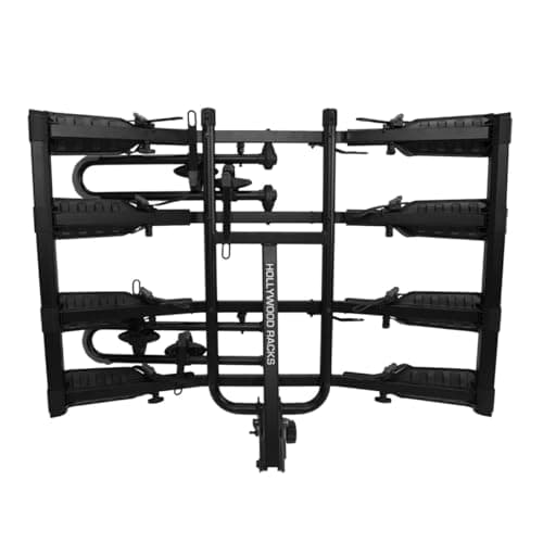 Hollywood Racks Destination 4 Hitch Bike Rack, Lightweight, Black - Platform Style Bike Rack for Car Carries up to 4 Bikes for Safe, Secure Transport - Fits Most Bike Styles, Sizes and Models 3