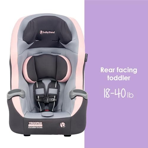 Baby Trend Trooper™ Slim 3-in-1 Convertible Car Seat, Quartz Pink 5