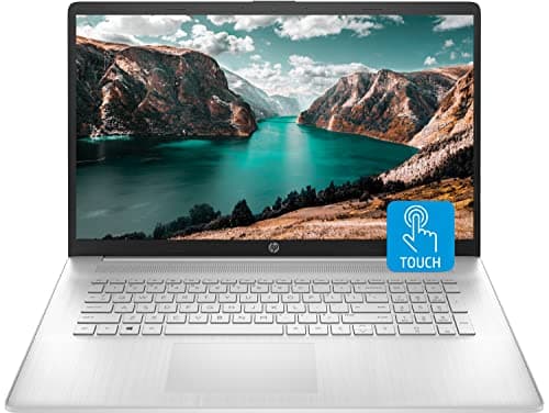 HP 17 Laptop, 17.3" HD+ Touchscreen, Intel Core i7-1255U Processor, 32GB RAM, 2TB SSD, Webcam, HDMI, Wi-Fi, Windows 11 Home, Silver