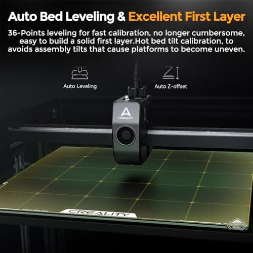 Creality Ender 5 Max 3D Printer, Build Volume 15.75x15.75x15.75 inch, 700mm/s Max Printing Speed Large 3D Printer, Auto Leveling 300℃ High Temp Precise Linear Rail Dual Z Axis 3