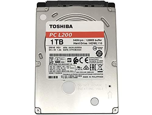 Toshiba 1TB 5400RPM 128MB Cache SATA 6Gb/s (7mm) 2.5in Internal Gaming PS3/PS4 Hard Drive - 3 Year Warranty 2