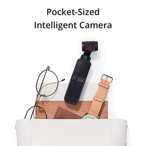 DJI Pocket 2 - Handheld 3-Axis Gimbal Stabilizer with 4K Camera, 1/1.7” CMOS, 64MP Photo, Pocket-Sized, ActiveTrack 3.0, Glamour Effects, YouTube TikTok Video Vlog, for Android and iPhone, Black 2