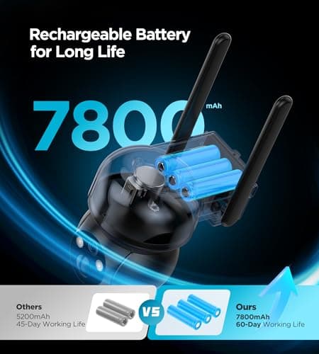 4G LTE Cellular Solar Security Camera Outdoor: No WiFi Solar Powered Security Camera Outdoor Built in SIM Card 2K Battery Wireless Cameras for Home Surveillance Outside 360° Live View Motion Detection 4