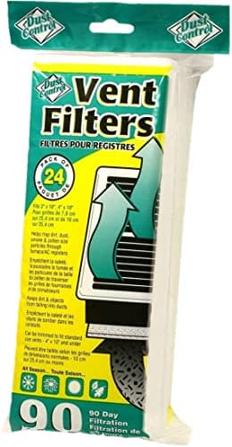 Dust Control Vent Filters - Pack of 24 Air Vent Filters (4" x 10") 3