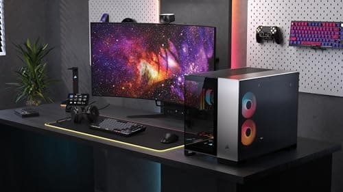 Corsair Vengeance a5100 Gaming PC – Liquid Cooled AMD Ryzen 7 7800X3D CPU – NVIDIA GeForce RTX 5080 GPU – 32GB Dominator Titanium RGB DDR5 Memory – 2TB M.2 SSD – Black 4