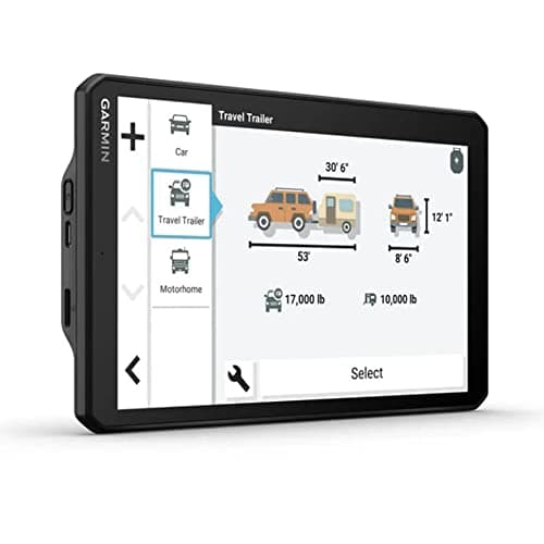Garmin 010-02748-00 RV 895 8" RV GPS Navigator | Official USA Partner Model | Bundle with Deco Gear Dual DC12V/24V Electronic Multifunction Car Socket and Deco Gear Hard Shell EVA Case 5