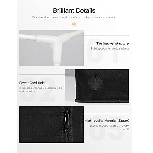 Creality Ender 3D Printer Enclosure Fireproof and Dustproof Tent Constant Temperature Protective Cover Room for Creality Ender 3V2/Ender 3V2 Neo/Ender 3S1/Ender 3Pro/Ender 3/Ender 3Neo 3D Printer 5