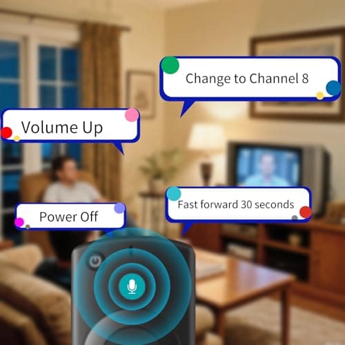 ORQRQO Replacement Remote for All Fire Series, TV Stick (HD, 4K, 4K Max, Lite), TV Cube and Omni, Insignia, Toshiba, Smart TVs, with Voice Control 4