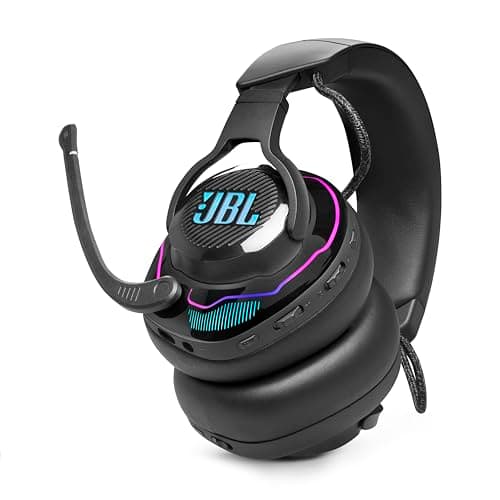 JBL Quantum 910X - Wireless Over-Ear Hi-Res Certified JBL QuantumSOUND Gaming Headset with Head Tracking-Enhanced, Active Noise Cancelling & Bluetooth, Up to 37Hrs of Battery & Speed Charging (Black) 3
