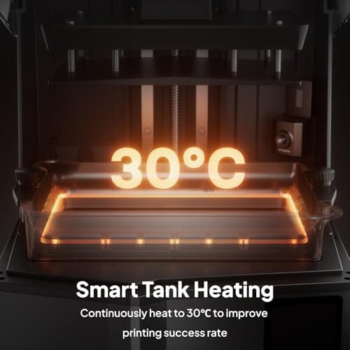 ELEGOO Saturn 4 Ultra 16K Resin 3D Printer with 10" 16K Mono LCD and Flip-up Lid, Smart Tank Heating at 30 °C, 150mm/h High Speed Printing, Large Printing Size of 8.33 × 4.66 × 8.66 Inches 3