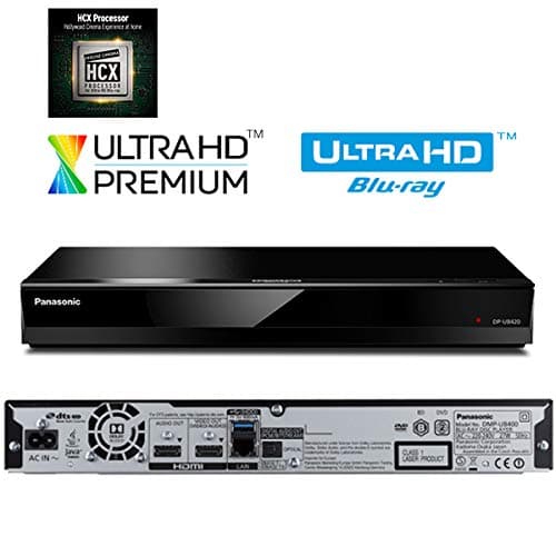 PANASONIC UB420P 4K UltraHD HDMI Multi System Blu Ray Disc DVD Player A B C Region 1 2 3 4 5 6 DVD - 6 Feet HDMI Cable 3