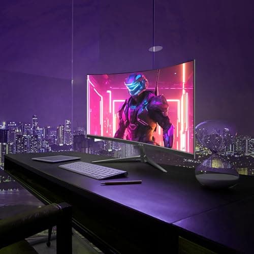 ZZA 27" Curved Gaming Monitor, 280Hz FHD 1080P, 1800R VA Panel, 100% sRGB, AMD FreeSync, 1ms MPRT, Esports Ready Display, Flicker-Free, HDMI & DP, VESA Mount - Black 5